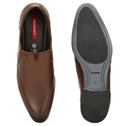 Men Premium Leather Mocca Slip-On Formal Shoes (Reform-21-Mocca)