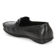 Men Premium Leather Black Slip On Loafer (V-Class-11-Black)
