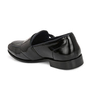 Men Premium Leather Black Monk Strap Partywear Shoes (Update-76-Black)