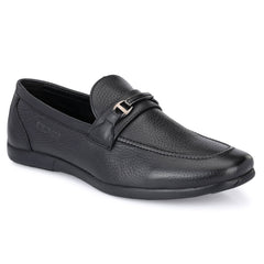 Men Premium Leather Slip-On Formal Shoes (Astra-31-Black)