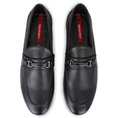 Men Premium Leather Slip-On Formal Shoes (Astra-31-Black)