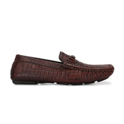 Men Premium Leather Brushoff Casual Slip On Driving Loafers (Emporio-28-Brushoff)