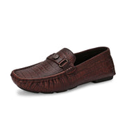 Men Premium Leather Brushoff Casual Slip On Driving Loafers (Emporio-28-Brushoff)