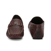 Men Premium Leather Brushoff Casual Slip On Driving Loafers (Emporio-28-Brushoff)