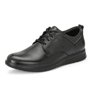 Men Premium Leather Black Lace Up Formal Shoes (M-AE-60-BLACK)