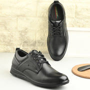 Men Premium Leather Black Lace Up Formal Shoes (M-AE-60-BLACK)