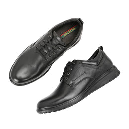 Men Premium Leather Black Lace Up Formal Shoes (M-AE-60-BLACK)