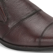 Men Premium Leather Brushoff Slip-On Formal Shoes (Newtop-10-Brushoff)