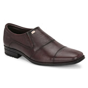 Men Premium Leather Brushoff Slip-On Formal Shoes (Newtop-10-Brushoff)