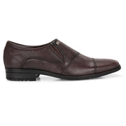 Men Premium Leather Brushoff Slip-On Formal Shoes (Newtop-10-Brushoff)