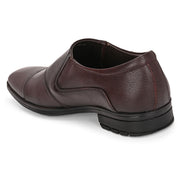 Men Premium Leather Brushoff Slip-On Formal Shoes (Newtop-10-Brushoff)
