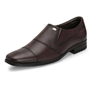 Men Premium Leather Brushoff Slip-On Formal Shoes (Newtop-10-Brushoff)