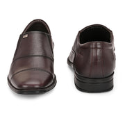 Men Premium Leather Brushoff Slip-On Formal Shoes (Newtop-10-Brushoff)