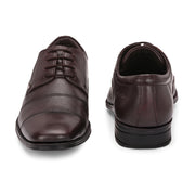 Men Premium Leather Brushoff Lace-Up Formal Derby Shoes (NewTop-50-Brushoff)