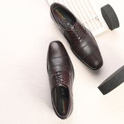 Men Premium Leather Brushoff Lace-Up Formal Derby Shoes (NewTop-50-Brushoff)