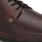 Men Premium Leather Lace-Up Formal Derby Shoes (Gateway-52-Brushoff)
