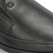 Men Premium Leather Black Slip-On Formal Shoes (NewTop-01-Black)