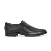 Men Premium Leather Black Slip-On Formal Shoes (NewTop-01-Black)