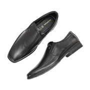 Men Premium Leather Black Slip-On Formal Shoes (NewTop-01-Black)