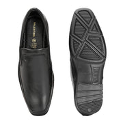 Men Premium Leather Black Slip-On Formal Shoes (NewTop-01-Black)