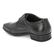 Men Premium Leather Lace-Up Formal Shoes (Newtop-51-Black)