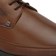 Men Premium Leather Lace-Up Formal Shoes (Newtop-51-Mocca)