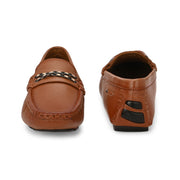 Men Premium Leather Tan Casual Slip On Driving Loafers (Emporio-30-Tan)