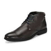 Men Premium Leather Brown Lace-Up Formal Derby Shoes (Joyland-75-Brown)