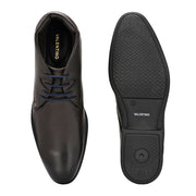 Men Premium Leather Brown Lace-Up Formal Derby Shoes (Joyland-75-Brown)