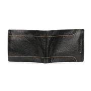 West Port Men's Genuine Leather Wallet – Classic Design with Ample Storage (M-WT-ISC-11-BLACK-MEDIUM)