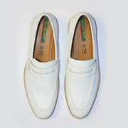 Men Premium Leather White Slip-On Formal Shoes (Update-01-White)