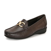 Women Premium Leather Loafers (W-Catrina-11-Brown)