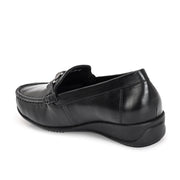 Women Premium Leather Loafers (W-Catrina-11-Black)