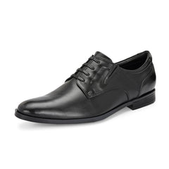 Men Premium Leather Black Designer Laces Pattern Slip-On Formal Shoes (Sterling-21-Black)