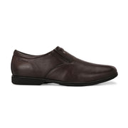 Men Premium Leather Brown Slip-On Formal Shoes (Gateway-06-Brown)