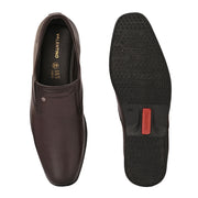 Men Premium Leather Brown Slip-On Formal Shoes (Gateway-06-Brown)