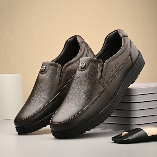 Men Premium Leather Pine Slip-On Formal Shoes (Fit-02)