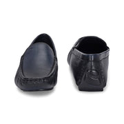 Men Premium Leather Blue Casual Slip On Driving Loafers (Emporio-05-Blue)