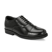 Men Premium Leather Black Oxford Police Shoes | Available in Sizes 5 UK to 12 UK (Executive-61-Black)