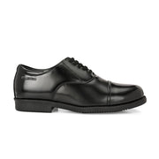 Men Premium Leather Black Oxford Police Shoes | Available in Sizes 5 UK to 12 UK (Executive-61-Black)