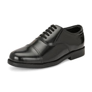 Men Premium Leather Black Oxford Police Shoes | Available in Sizes 5 UK to 12 UK (Executive-61-Black)