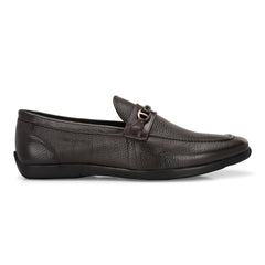 Men Premium Leather Brown Slip-On Formal Shoes (Astra-31)