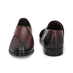 Men Premium Leather Bordo Stylish & Comfortable Peshawari Sandals (Flight-21-Bordo)