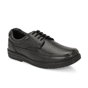Men Genuine Leather Lace-Up Formal Shoes | Available in Sizes 5 UK to 12 UK (Comforter-51-Black)