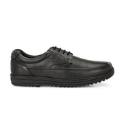 Men Genuine Leather Lace-Up Formal Shoes | Available in Sizes 5 UK to 12 UK (Comforter-51-Black)