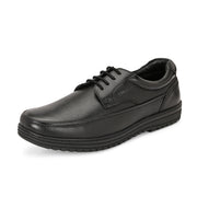 Men Genuine Leather Lace-Up Formal Shoes | Available in Sizes 5 UK to 12 UK (Comforter-51-Black)