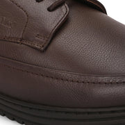 Men Genuine Leather Lace-Up Formal Shoes | Available in Sizes 5 UK to 12 UK (Comforter-51-Brown)