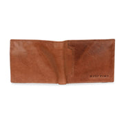 West Port Men's Genuine Leather Wallet – Classic Design with Ample Storage (M-WT-ISC-13-COGNAC-MEDIUM)