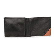 West Port Men's Genuine Leather Wallet – Classic Design with Ample Storage (M-WT-ISC-10-BLACK-MEDIUM)