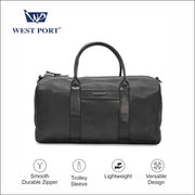 West Port Active Gear Bag – Compact & Modern Gym Style (ACTIVE GEAR BAG-BLACK-20L)